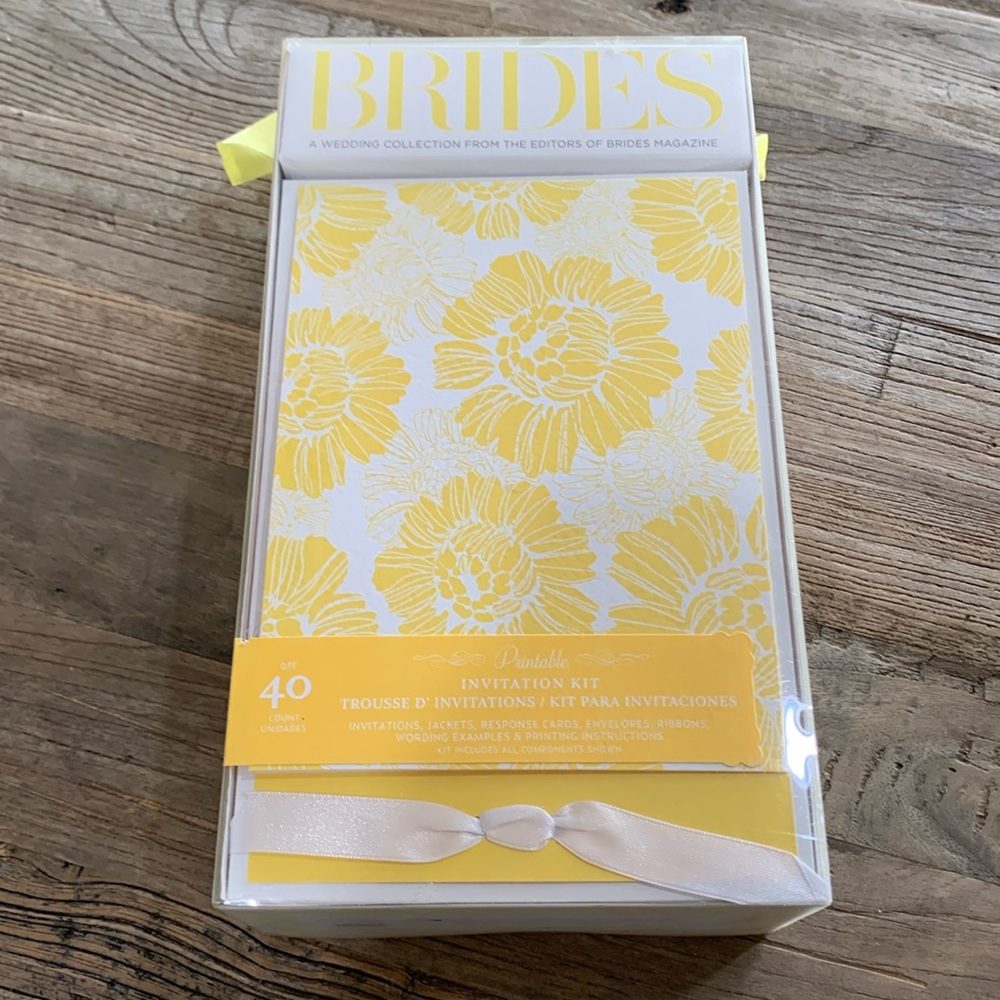 Brides Wedding Invitations NEW
